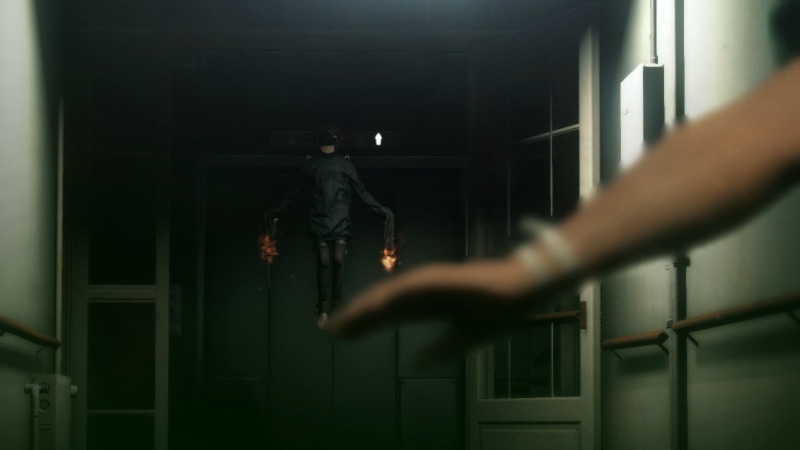 720P, human body part, selective focus, people, black, holding, entrance, fan, Metal Gear Solid , door, video games, architecture, crime, two people, Metal Gear