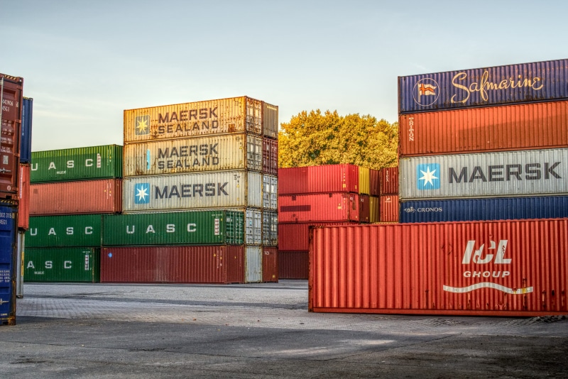 contrast, industry, no people, container, high dynamic range, container terminal, hdr, architecture, stack, colorful, day, stacked, sky, city, western script