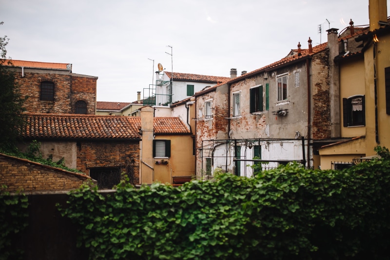 Europe, canal, window, town, no People, residential district, veneto, plant, water, venezia, buildings, italian Culture, day, tuscany, Murano, low angle view