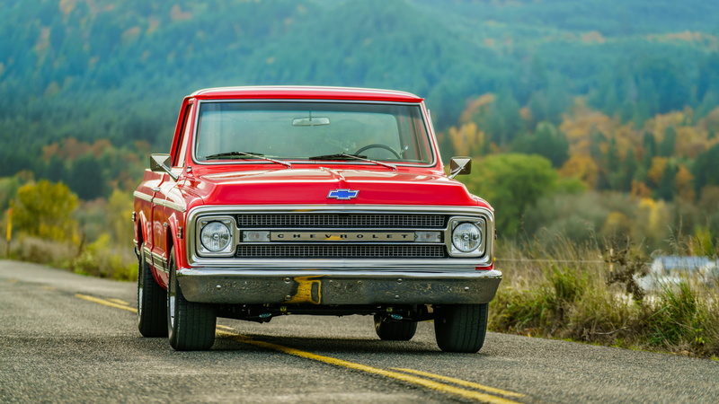 1080P, Chevrolet C10, Old Car, Car, Red Car, Chevrolet, Pickup