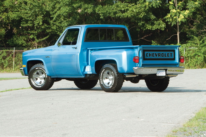 c10, cars, blue, pickup, chevrolet, 1080P, 1982, truck