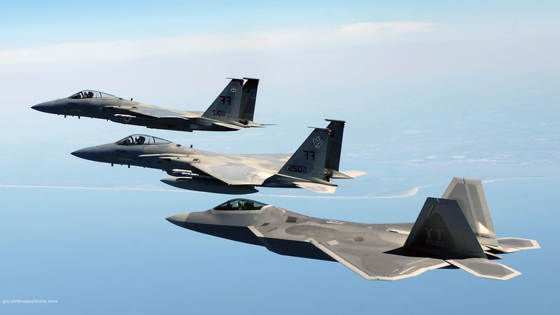 transportation, 1080P, aerospace industry, no people, F22 Raptor, airplane, mid-air, cloud - sky, military airplane, mode of transportation, nature, outdoors