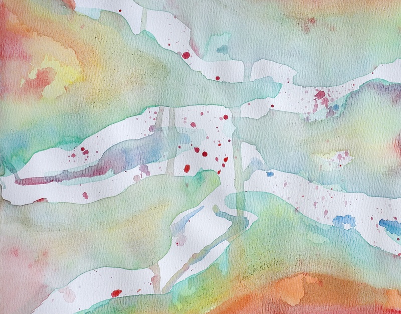 brush stroke, watercolor painting, background, pattern, design, no people, turquoise colored, paint, textured, acrylic painting, close-up, painted