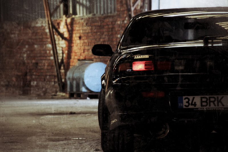 built structure, motor vehicle, 5K, Nissan 200SX, building exterior, abandoned, outdoors, no people, car, damaged, travel, land vehicle, street, road