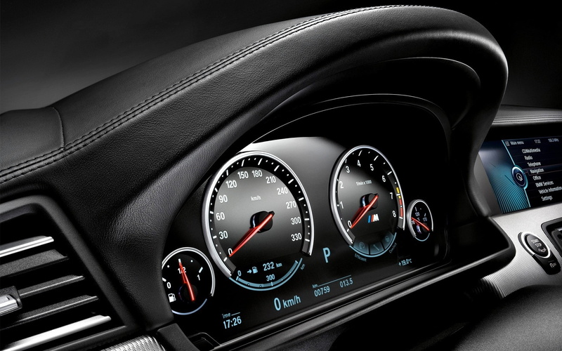 hd, 1080P, bmw, dashboard, dash, m5, cars, gauges, m, interior