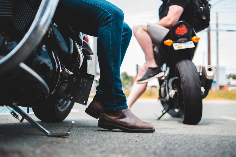 spoke, transportation, outdoors, footwear, human, street, city, machine, real people, riding boot, adult, wheel, two people, 4K, travel, vehicle, human leg