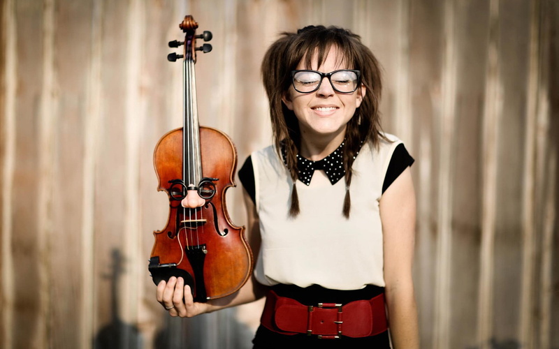 Lindsey Stirling, nerds, 1080P, women, long hair