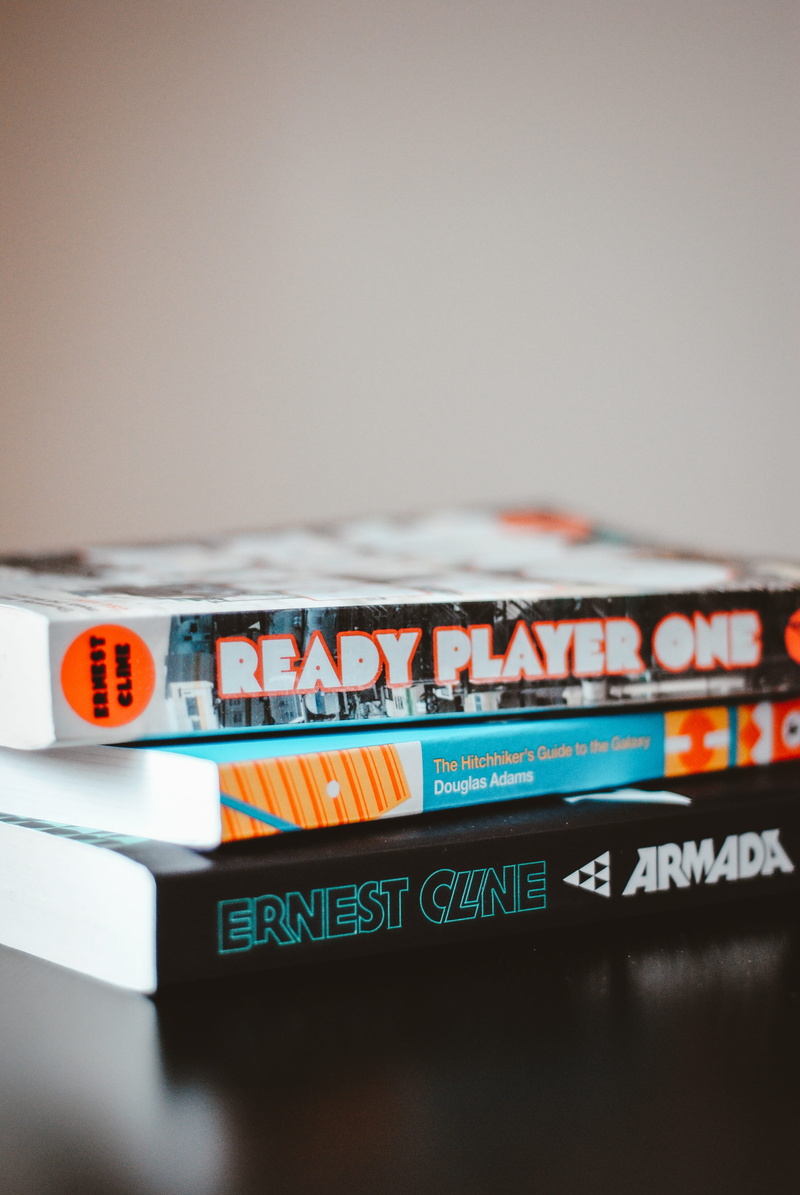 assorted, several, book, message, safety, text, close-up, number, author, closeup, sci fi, pile, literature, read, sign, gamer, 4K, photo, still life