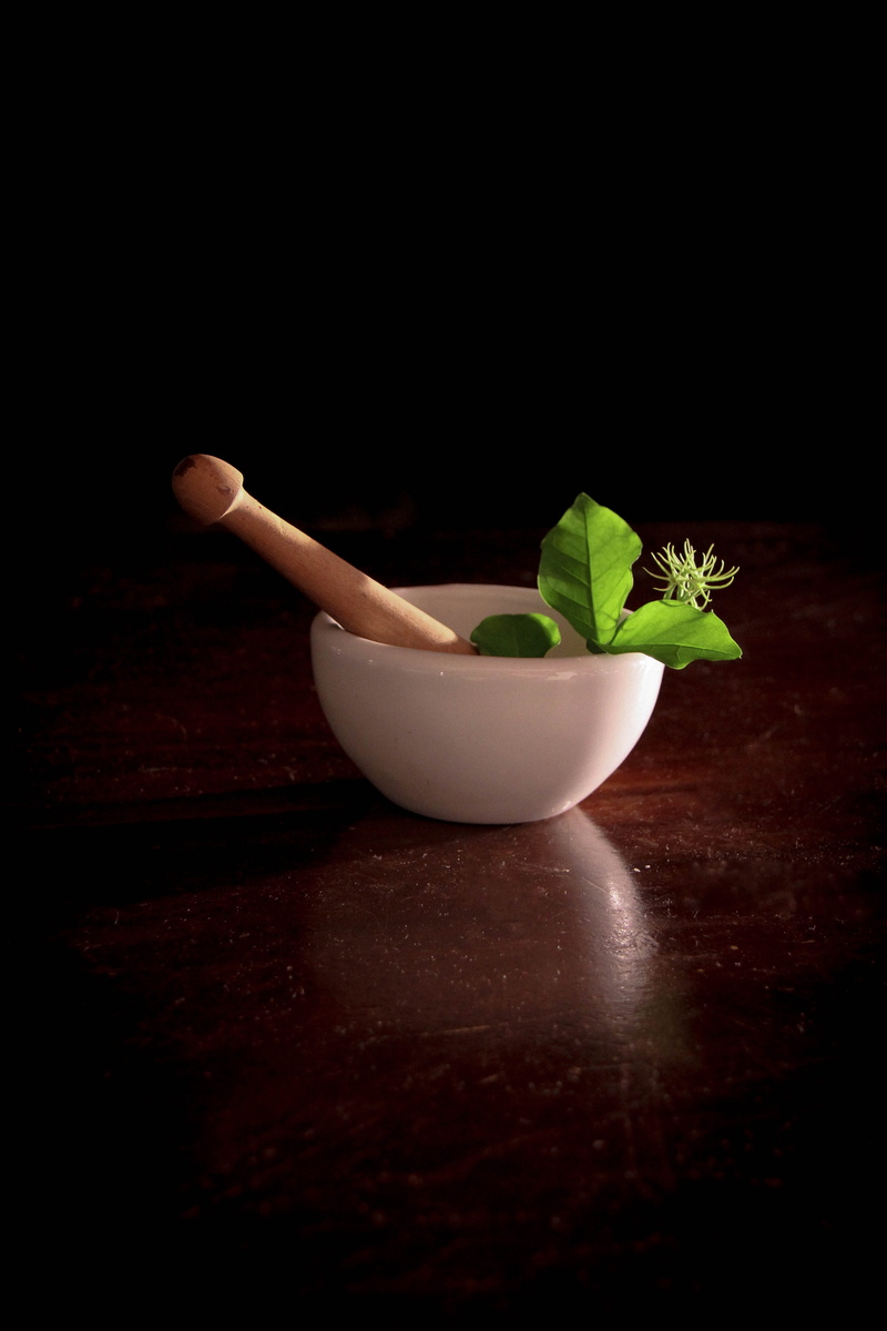 table, Alchemy, medication, black background, leaf, drug, nature, herbal medicine, 5K, close-up, plant, Chemical, cure, vintage, vase, Pharmacist, botany