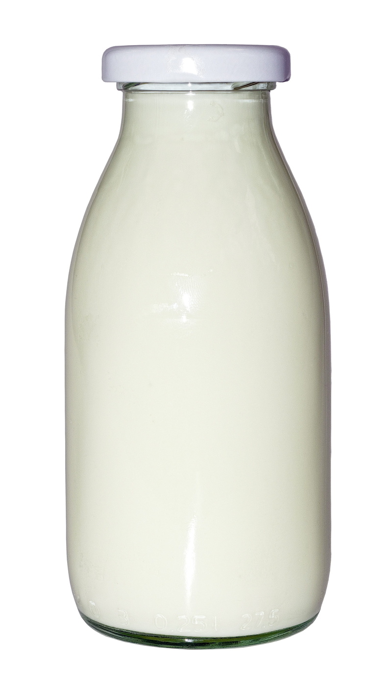 farm, glass, bottle, food and drink, single object, regional, no people, closed, glass - material, isolated, drink, dairy product, close-up, clear, studio shot