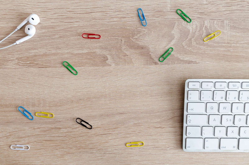 office supply, an empty, desk, directly above, high angle view, technology, wood grain, furniture, delivery, computer keyboard, business, connection, computational