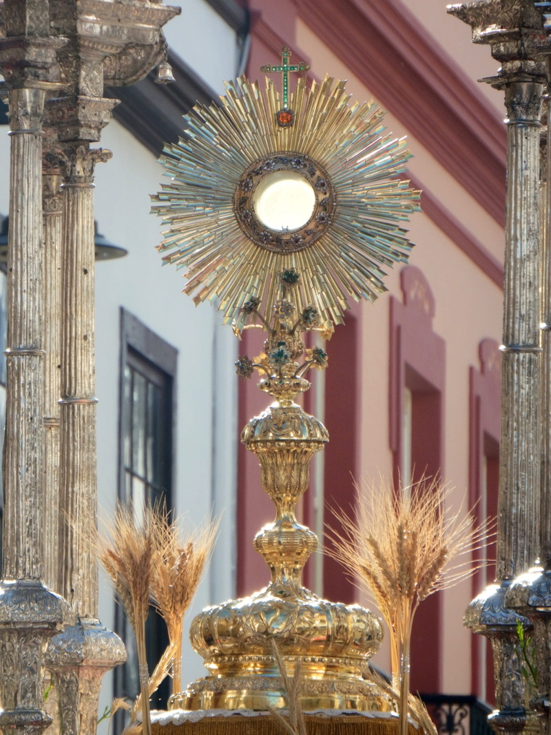 ornate, monstrance, low angle view, belief, focus on foreground, eucharistic procession, architecture, religion, design, cc0, architectural column, celebration