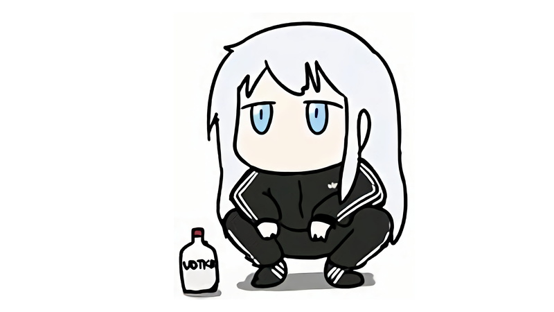 4K, vodka, Russian, gopnik, Adidas