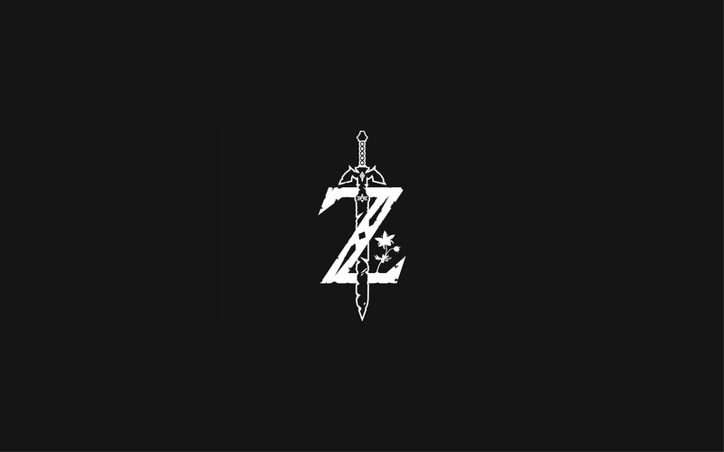 The Legend of Zelda, monochrome, minimalism, The Legend of Zelda: Breath of the Wild, tloz, 5K, video games, Master Sword