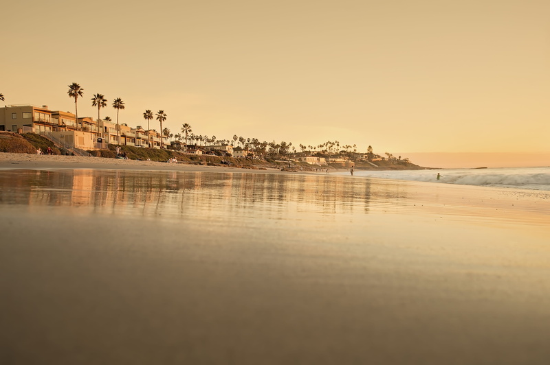la jolla, beauty in nature, waterfront, built structure, reflection, tree, no people, water, scenics - nature, californium, tranquil scene, december, building exterior