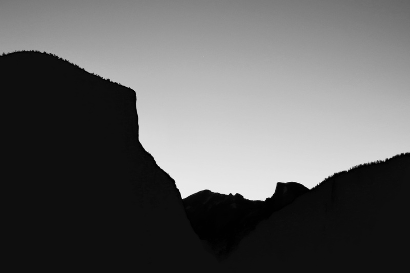 no people, remote, rock, yosemite, land, mountain peak, silhouette, national park, clear sky, rock - object, formation, solid, californium, 5K, copy space