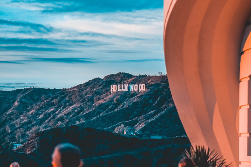 day, built structure, scenics - nature, sky, beauty in nature, human, tranquility, tranquil scene, cloud - sky, mountain range, formation, los angeles