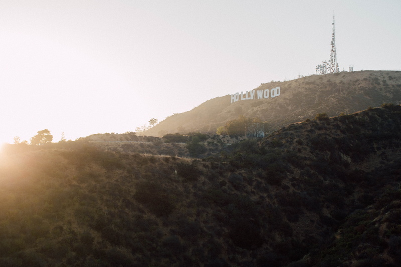 cliff, tower, daylight, land, architecture, nature, mountain, building, los angeles, no people, travel destinations, sunrise, mountain range, sunset, 2K