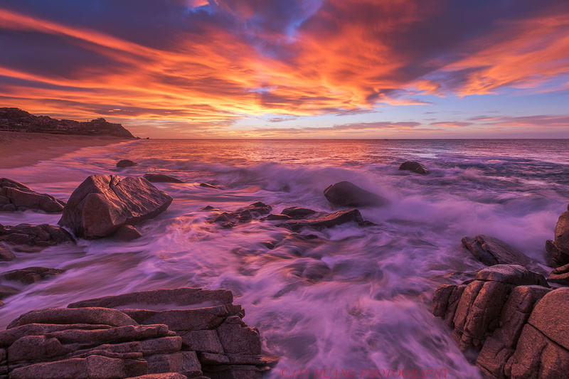 coastline, Light  Reflection, Wave  Rock, scenics, SunSet Beach, landscape, Pueblo Bonito, water, Seascape, Burn, body of water, los, beach, San Lucas