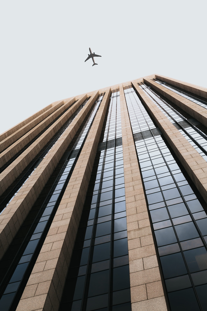 stone, reflection, building, glass, la, skyscraper, nature, downtown, urban, technology, aeroplane, s, los angeles, window, modern, business, airport, built Structure