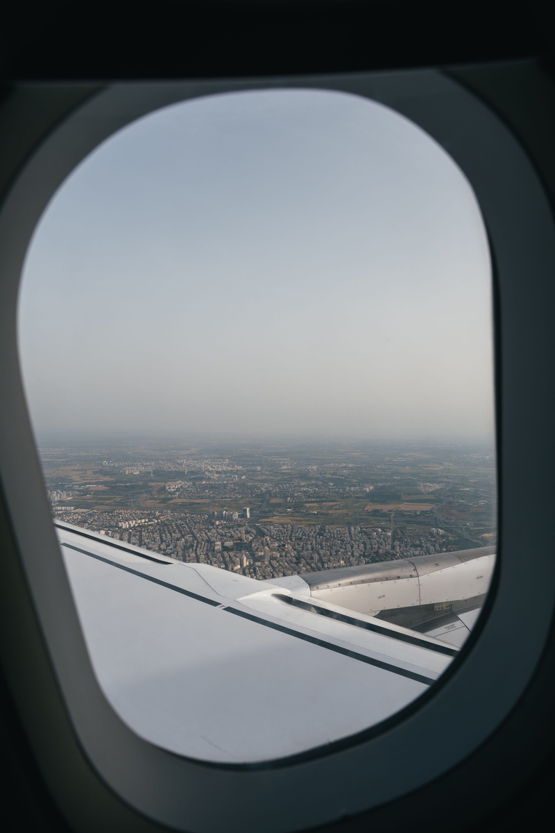 no people, window, aeroplane, modern, vehicle interior, aerial, view, airliner, mode of transportation, airplane, transportation, flight, built structure