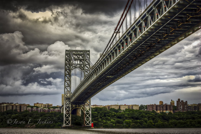 a390, processing, grey, alpine new jersey, uSA, urban Skyline, concrete, daytime, NYC, george washington bridge, hudson River, washington heights, hdr