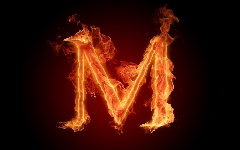 1080P, picture, the, Fiery, m, English, 1920x1200 px, Alphabet