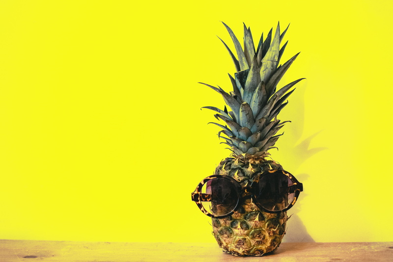 no people, nature, close-up, tropical fruit, design, decoration, surface, color, plant, beside, indoors, 5K, vase, framed, healthy eating, bright, sunglasses
