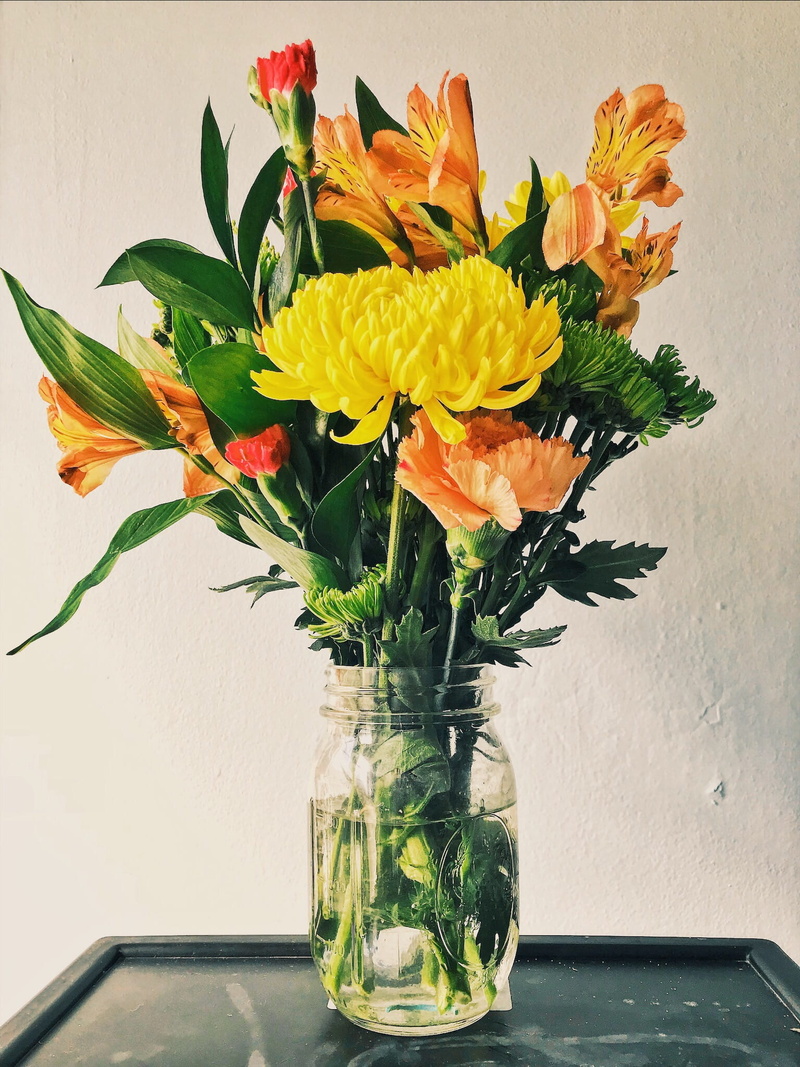 bright, flower arrangement, colorful, bouquet, flower, vase, romantic, plant, no people, flora, mums, flowers, fresh flowers, 1080P, petals, disjunct