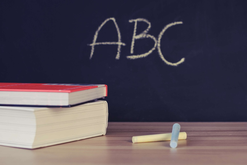 textbook, studying, desk, alphabet, student, school building, chalk - art equipment, mathematics, classroom, board, books, stack, abc, black background