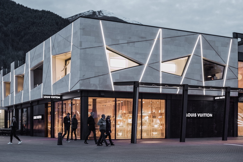 building, marine parade, glass - material, nature, designer, adult, people, lighting, branded, city, vuitton, group of people, outdoors, sky, men, text