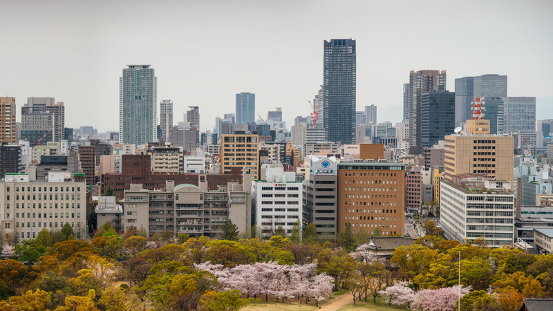 landscape, no people, residential district, plant, building, cityscape, skyline, urban skyline, building exterior, outdoors, park, 5K, castle, city, financial district