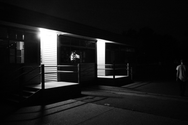 school, lighting equipment, building, 5K, flooring, street, new gisborne, black and white, australia, indoors, nature, new gisborne primary school, empty