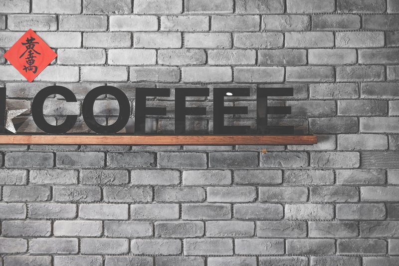 deco, freestanding, coffee, street, wall, sign, warning sign, cafe, black, day, 4K, shelf, grey, decoration, information, taipei, stone, letter, message