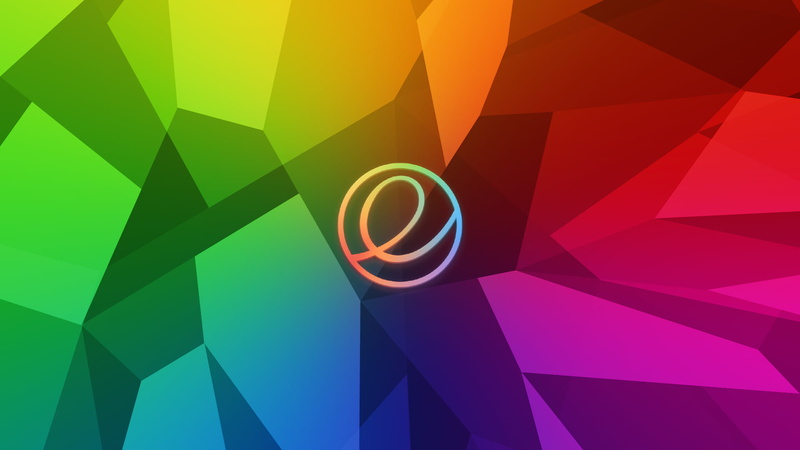 Linux, geometry, 1080P, logo, elementary OS, digital art, digital, abstract, colorful, operating system