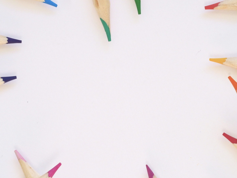 white background, creative, college, design, blank, writing instrument, streamer, blogging, craft, assorted, table, bright, white color, business, green