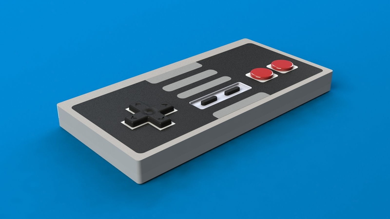 technology, indoors, video games, communication, white color, Nintendo, retro games, single object, still life, no people, push button, controllers, control