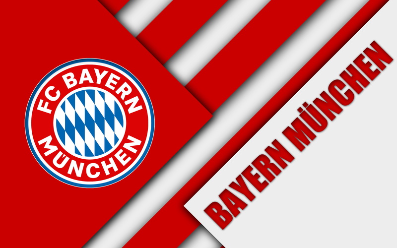 Emblem, Soccer, FC Bayern Munich, 4K, Logo