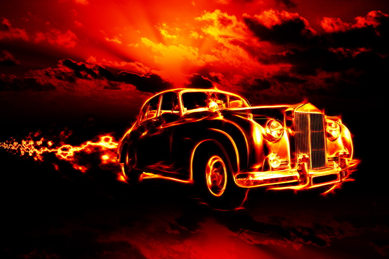 sign, land Vehicle, orange Color, transportation, accidents and disasters, red, flaming, motion, heat - temperature, classic, warning sign, night, creepy