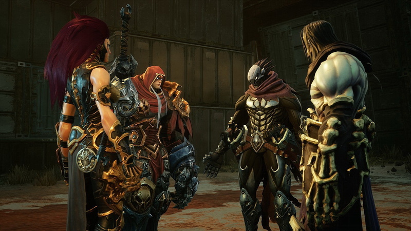 Rage, the Nephilim, Strife, horseman of the Apocalypse, Death, Darksiders III, Fury, Discord, 1080P, game, War