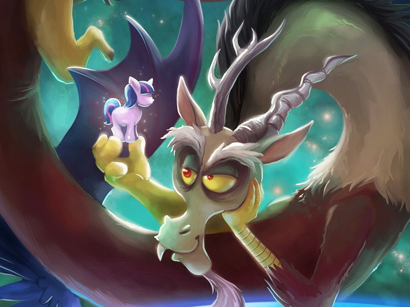 TV Show, Discord (My Little Pony), Spirit, Twilight Sparkle, My Little Pony: Friendship is Magic, Draconequus, 720P, My Little Pony