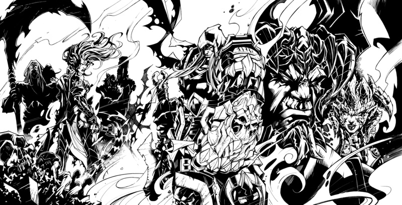 design Element, shape, abundance, the Nephilim, rage, 4K, painted Image, computer Graphic, shoe, grunge, leaf, day, darksiders, drawing - Art Product