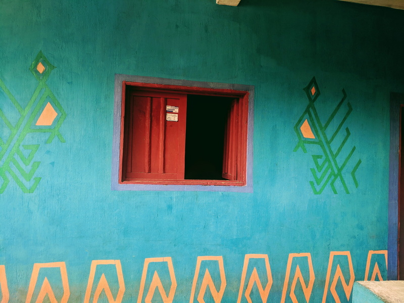 western script, painting, novel, wall, sign, communication, home decor, guidance, santa catarina palopó, 4K, mayan, green color, hole, art, 07011, building exterior