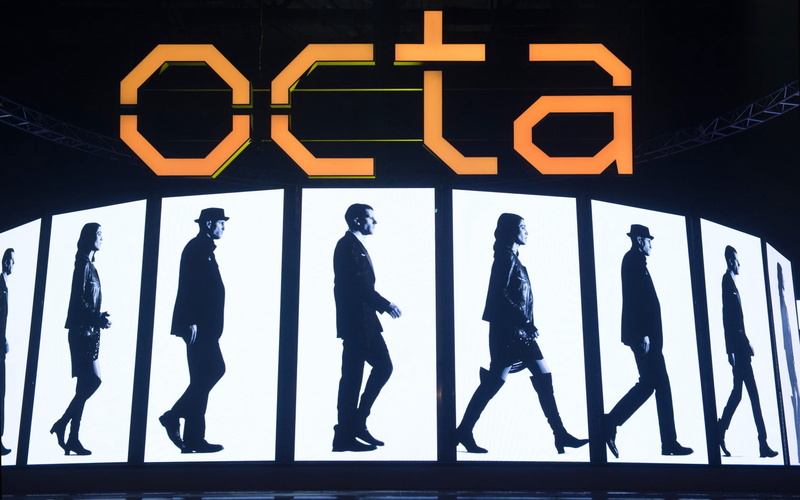 commercial sign, jesse eisenberg, lizzy caplan, now you see me 2, built structure, illuminated, sign, woody harrelson, city, clothing, see, architecture
