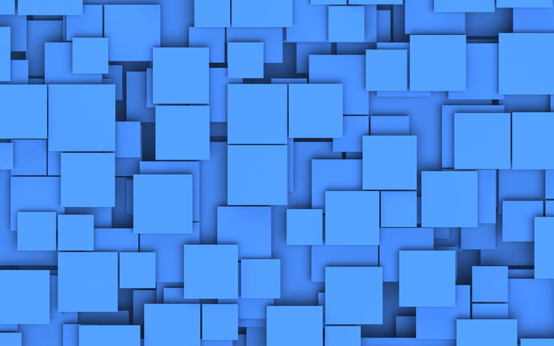 block, pattern, large group of objects, shapes, no people, gray, arrangement, shape, built structure, three dimensional, blue, geometric shape