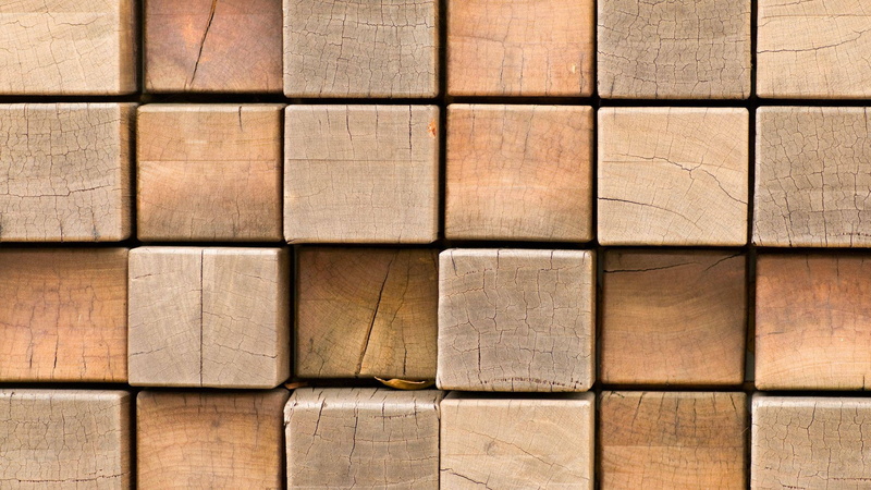 indoors, block shape, close-up, brown, design, geometric shape, 2K, block, textured, surface, tile, large group of objects, backgrounds, gray, wood - material
