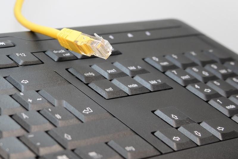computer keyboard, internet, plug, network connection plug, hardware, wireless technology, input, space bar, letters, computer network, patch cable, global communications