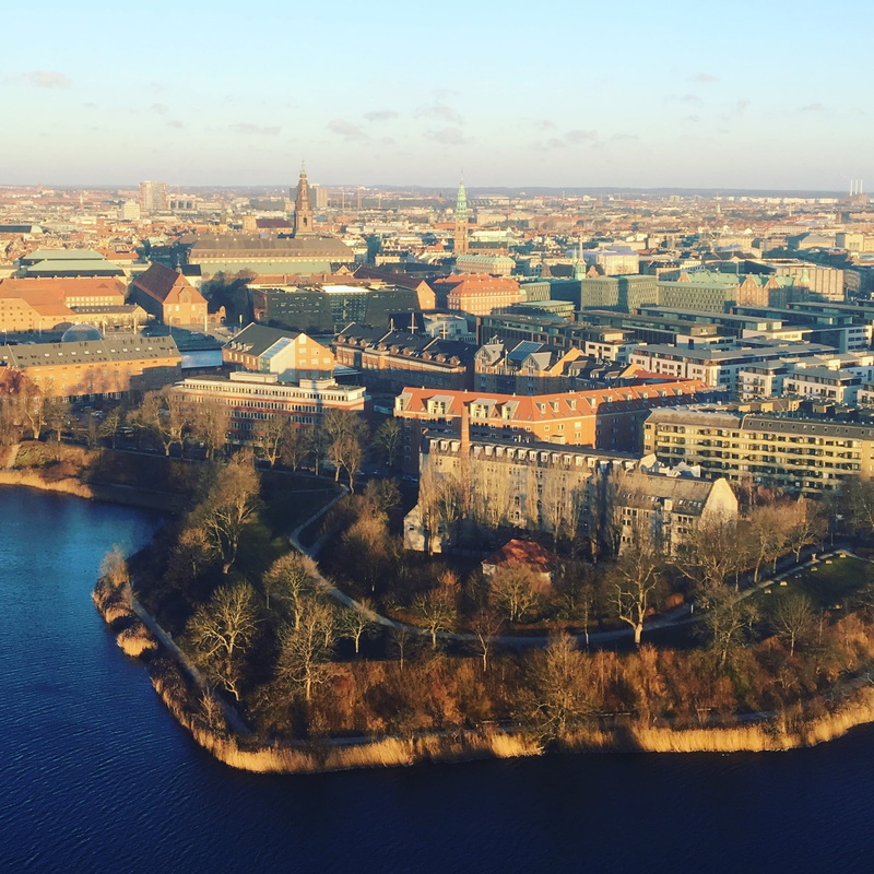 travel, travel destinations, winter, city, cityscape, river, europe, high angle view, overseas trip, tourism, building, architecture, denmark, day, building exterior