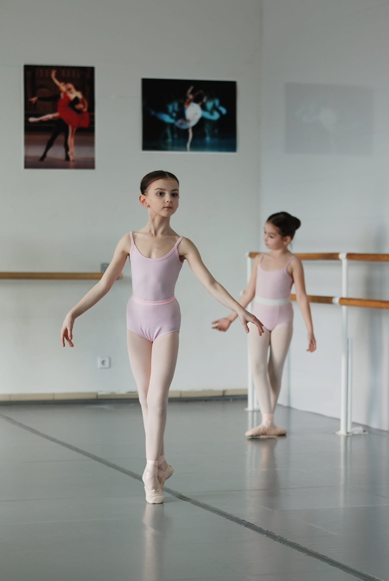 childhood, dance studio, full length, women, standing, females, slim, sports, ballet studio, indoors, girls, lesson, woman, innocence, performance, exercising