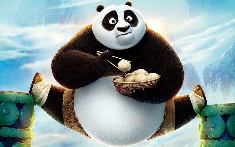 fu, panda, 2K, pa, kung